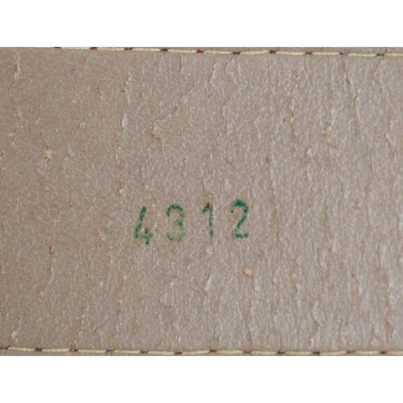 VTG ST. JOHN RED GENUINE LEATHER 1.5\